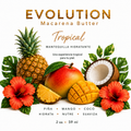 “Tropical” Mantequilla Hidratante con un rico olor a frutas