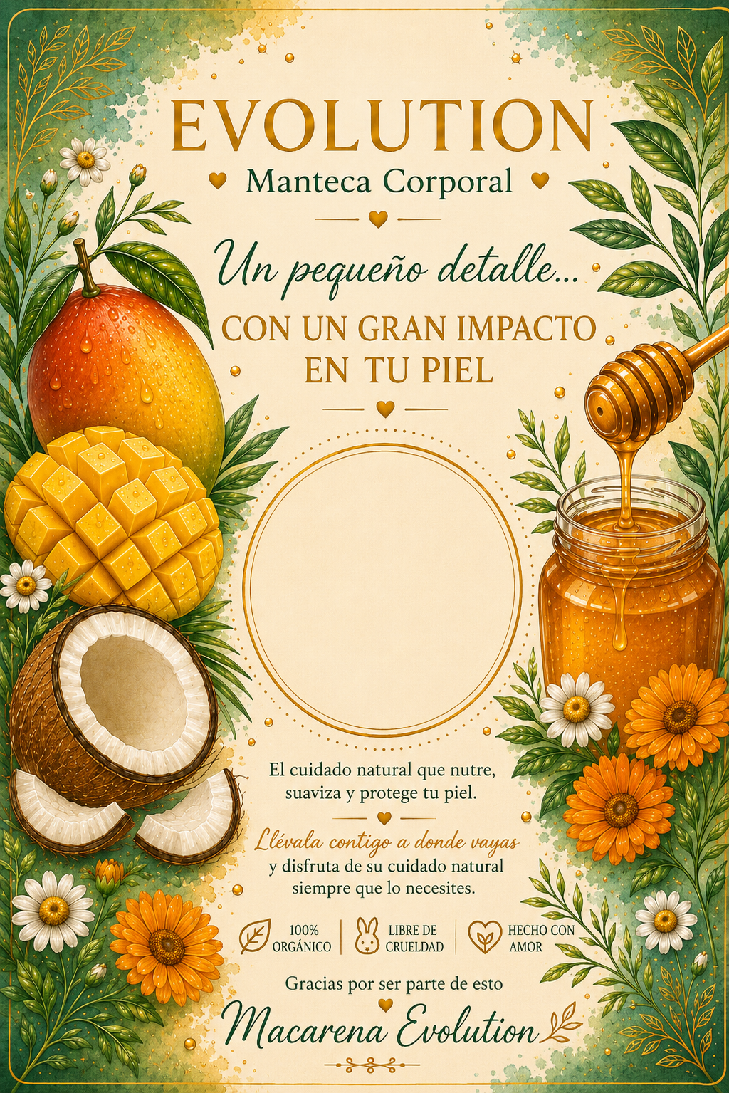 Mantequilla con olor a mango